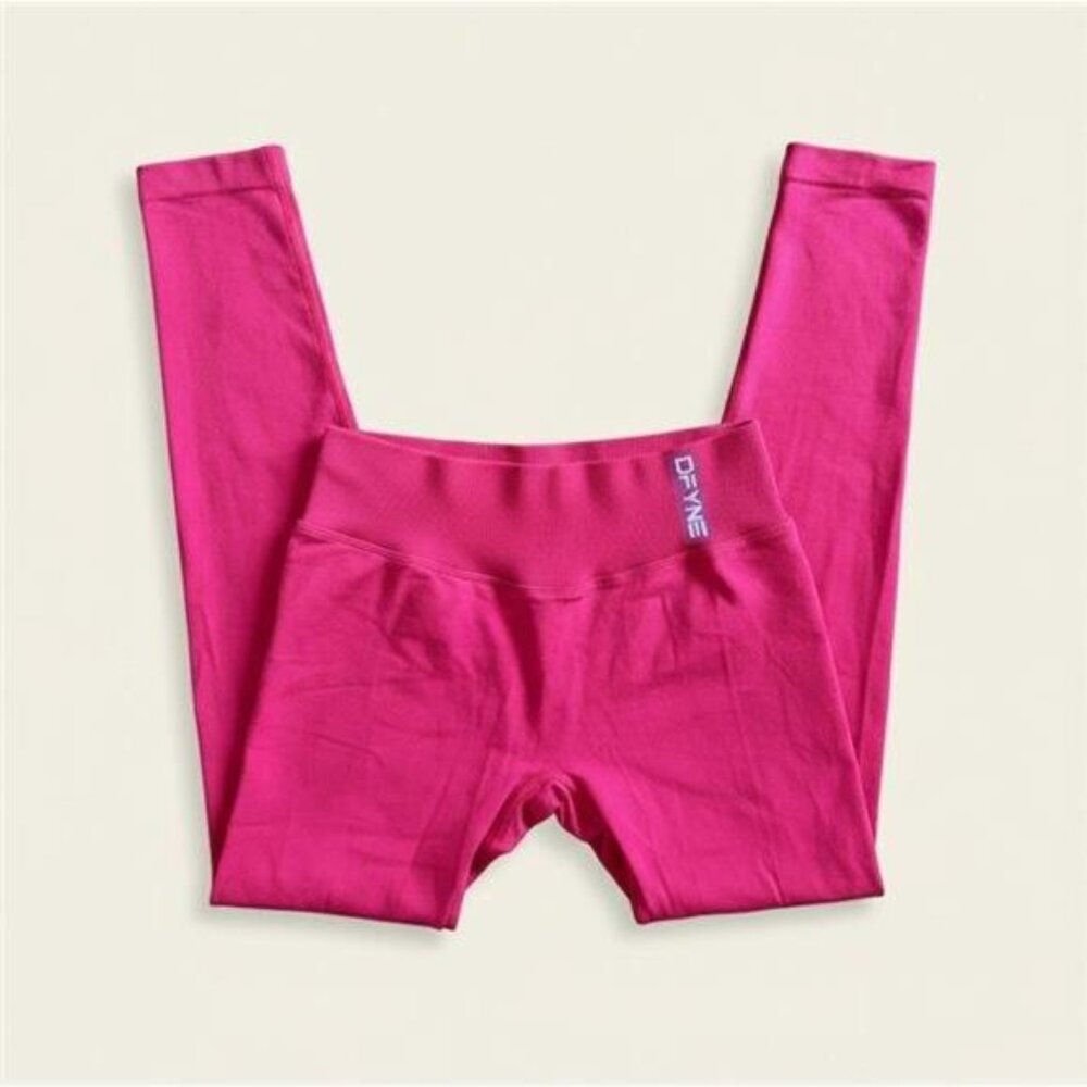 Dfyne Pink Leggings Small Size & NEW